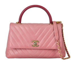 CoCo Top Handle, Leather/Lizard, Pink, 25253856, AC, S, 3*